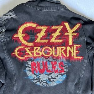OZZY Vintage Style Denim Jacket